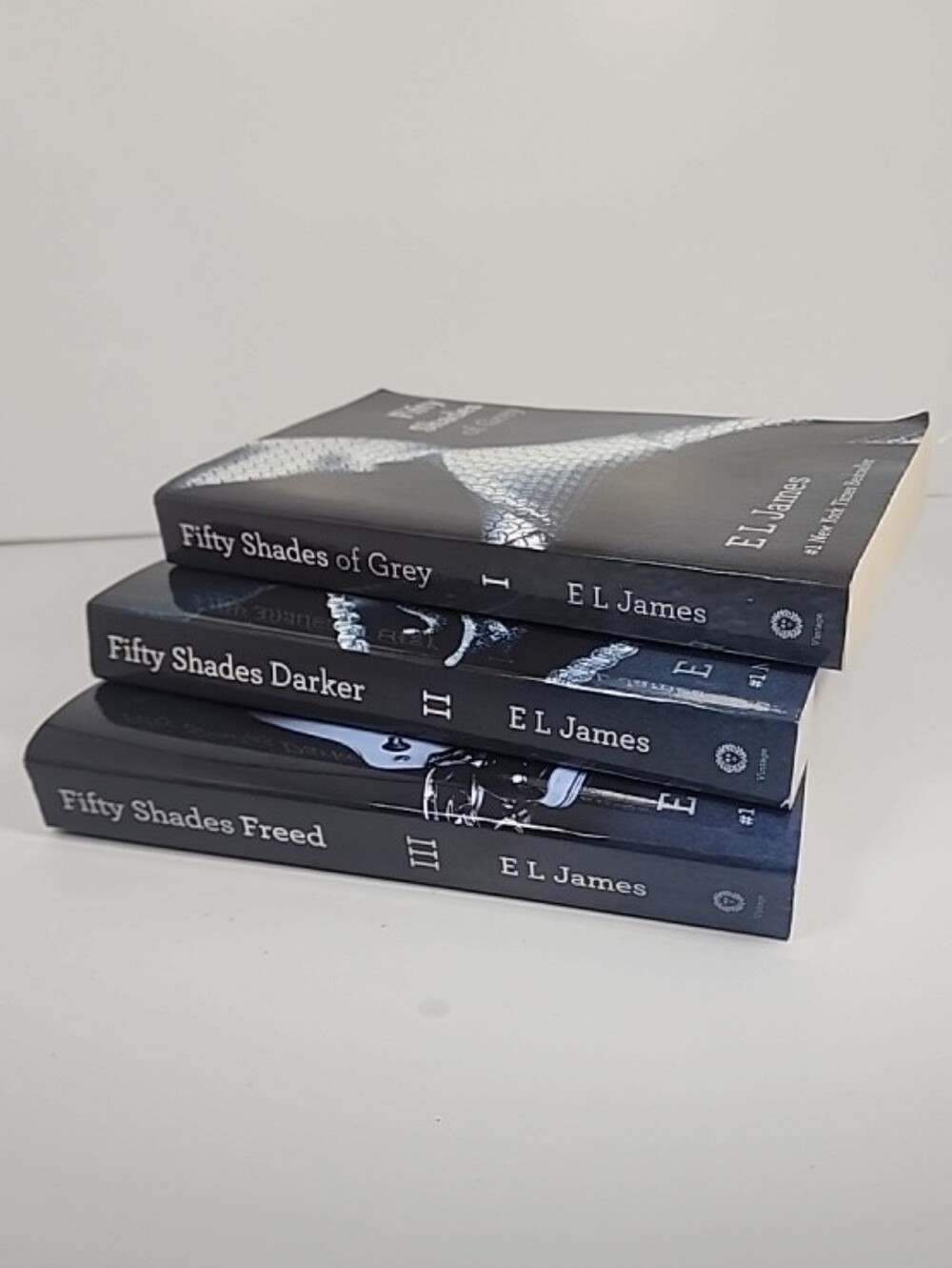 Fifty 50 Shades of Grey Trilogy Complete 3 Book Set (Paperback) Lot